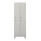 Locker 2 Cuerpos 2 Puertas con Porta Candado
