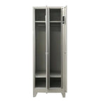 Locker 2 Cuerpos 2 Puertas con Porta Candado