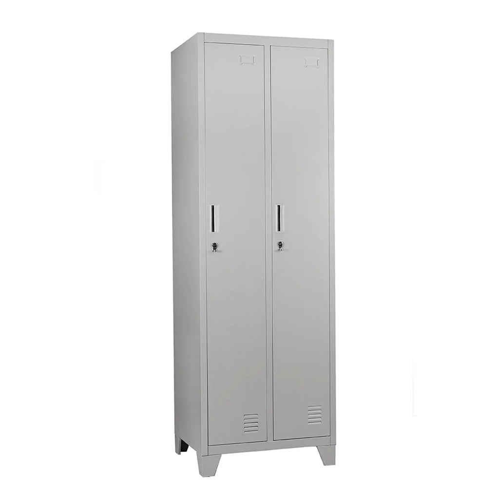 Locker 2 Cuerpos 2 Puertas con Porta Candado