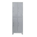 Locker 2 Cuerpos 4 Puertas con Porta Candado