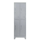 Locker 2 Cuerpos 4 Puertas con Porta Candado