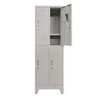 Locker 2 Cuerpos 4 Puertas con Porta Candado