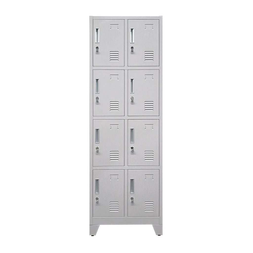 Lokcer 2 Cuerpos 8 Puertas con Porta Candado