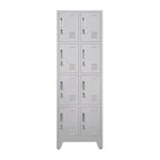 Lokcer 2 Cuerpos 8 Puertas con Porta Candado