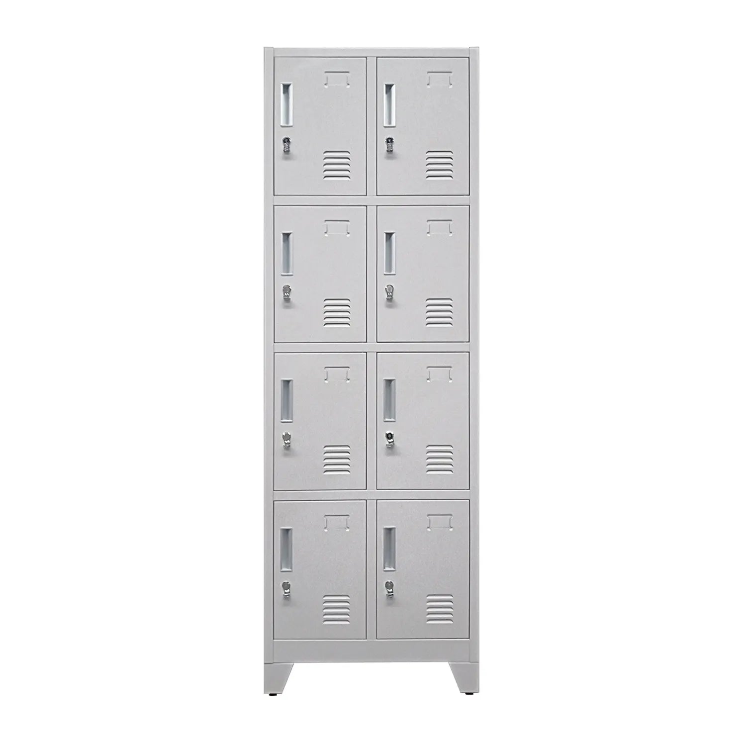 Lokcer 2 Cuerpos 8 Puertas con Porta Candado