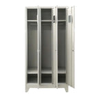 Locker 3 Cuerpos 3 Puertas con Porta Candado