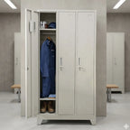 Locker 3 Cuerpos 3 Puertas con Porta Candado
