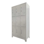 Locker 3 Cuerpos 9 Puertas con Porta Candado
