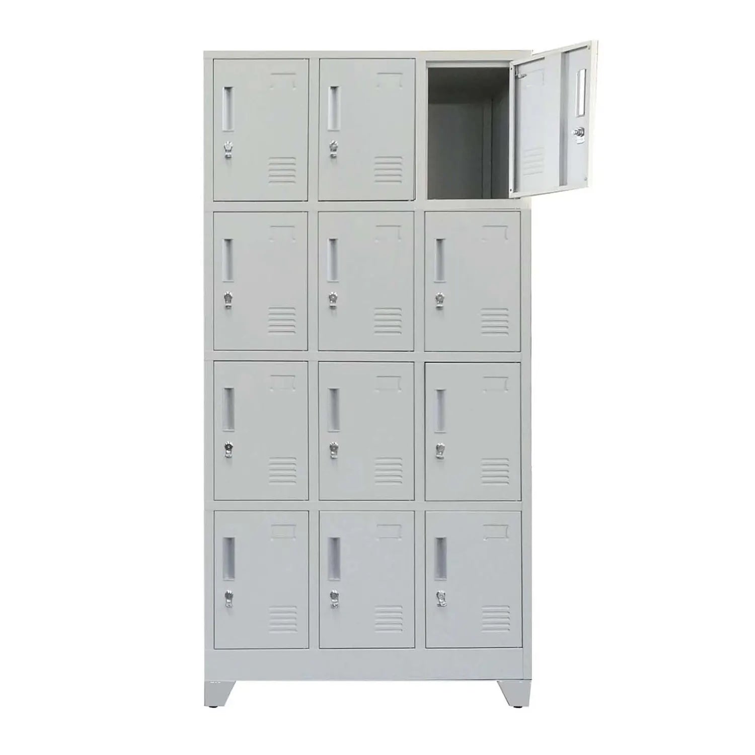 Locker 3 Cuerpos 12 Puertas con Porta Candado