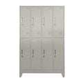 Locker 4 Cuerpos 8 Puertas con Porta Candado