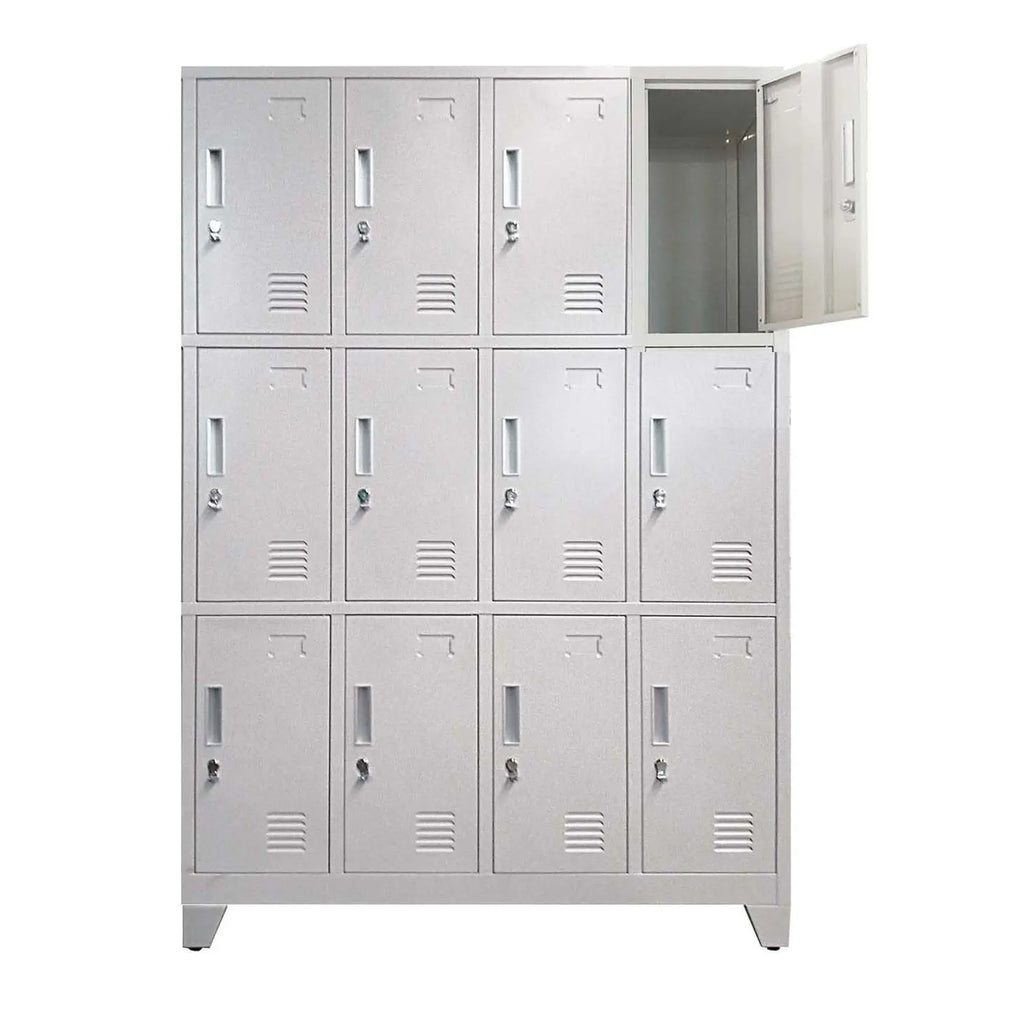 Locker 4 Cuerpos 12 Puertas con Porta Candado