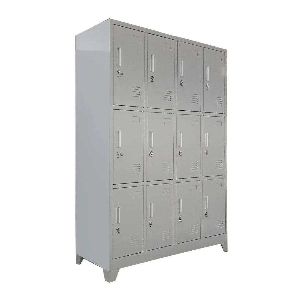 Locker 4 Cuerpos 12 Puertas con Porta Candado