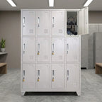 Locker 4 Cuerpos 12 Puertas con Porta Candado