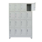 Locker 4 Cuerpos 16 Puertas con Porta Candado