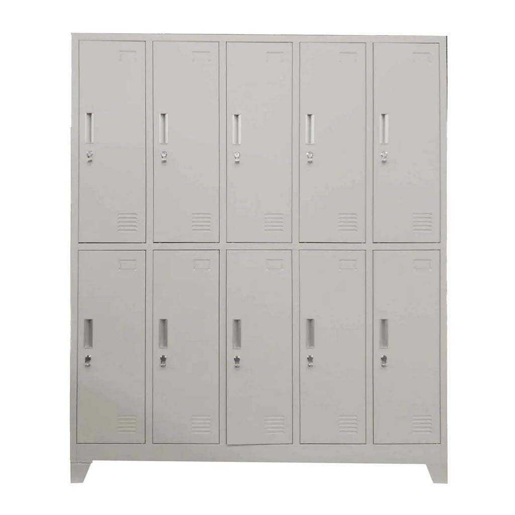 Locker 5 Cuerpos 10 Puertas con Porta Candado