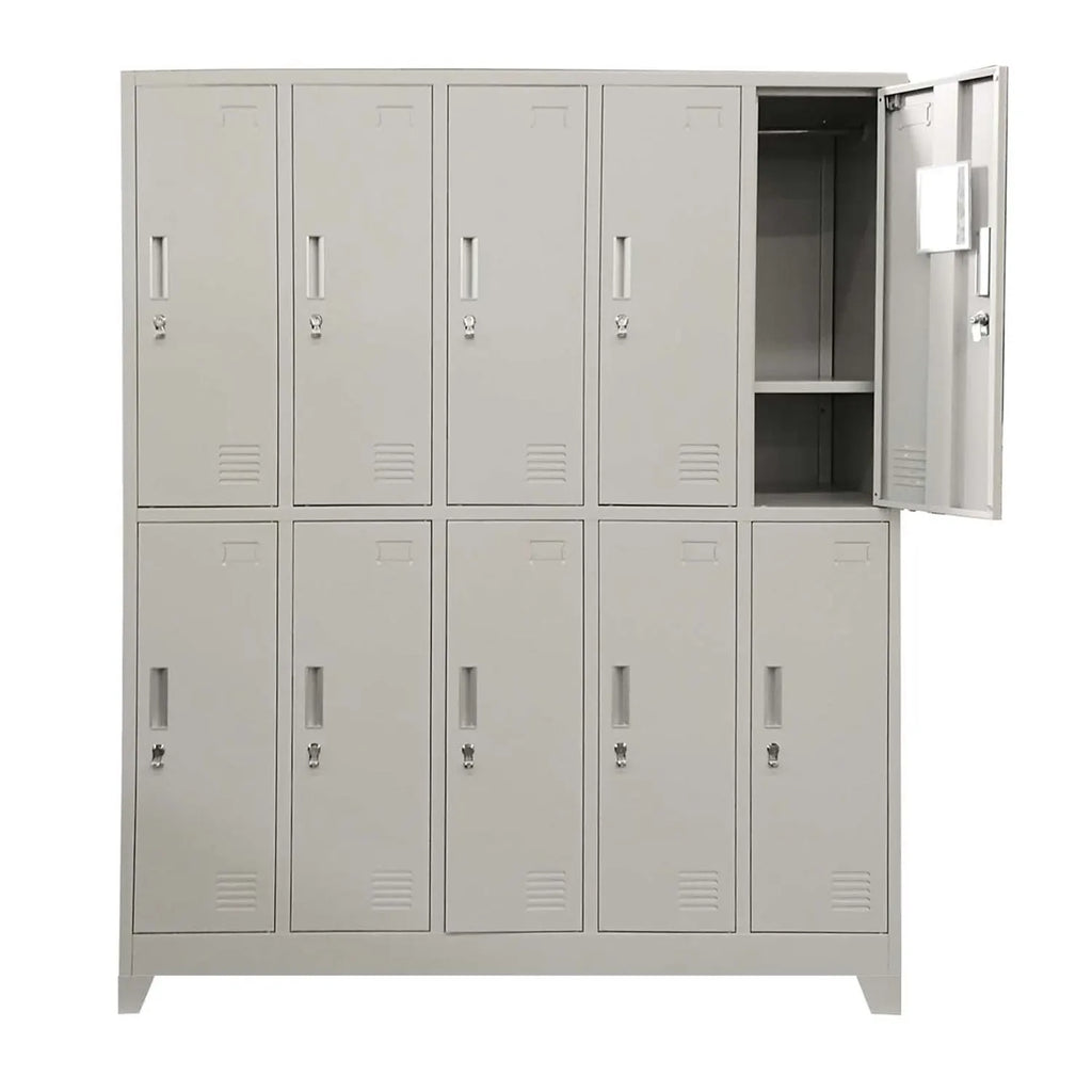 Locker 5 Cuerpos 10 Puertas con Porta Candado