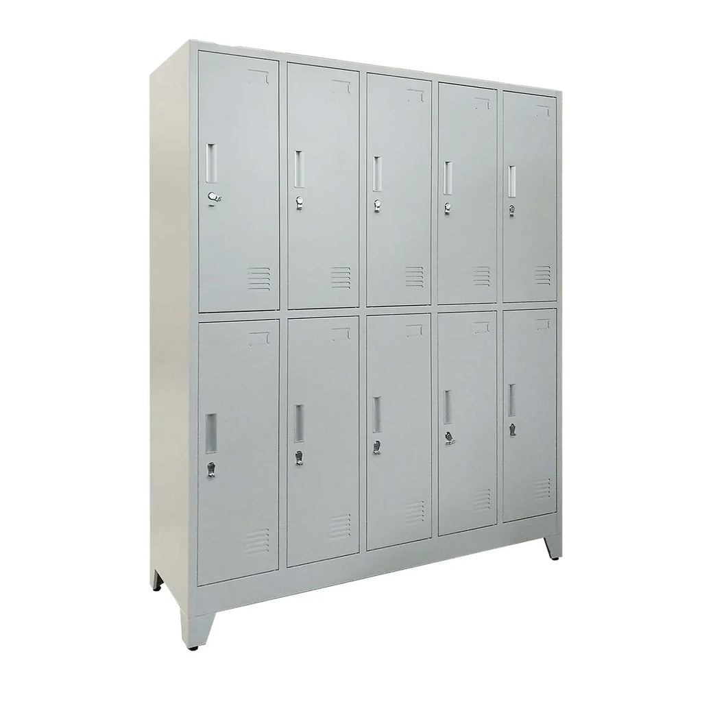Locker 5 Cuerpos 10 Puertas con Porta Candado
