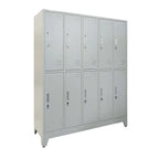 Locker 5 Cuerpos 10 Puertas con Porta Candado