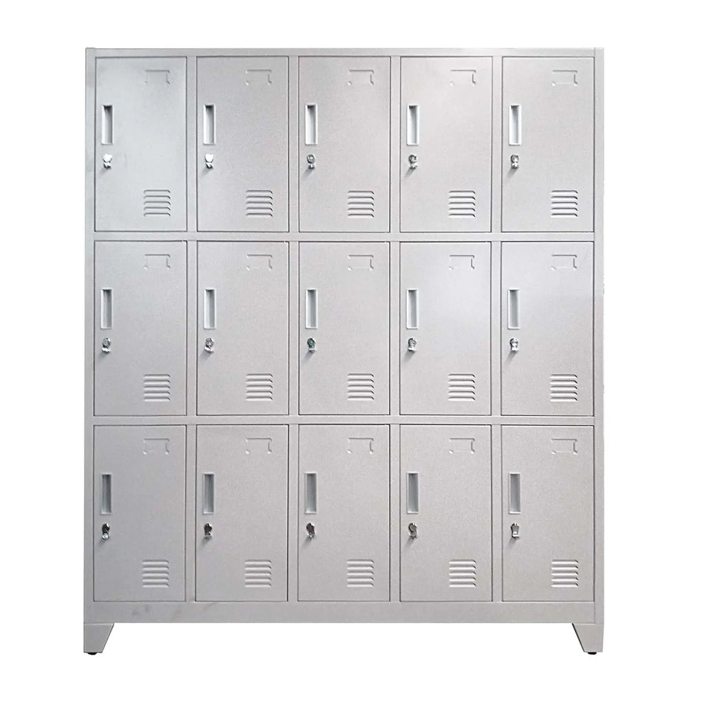 Locker 5 Cuerpos 15 Puertas con Porta Candado