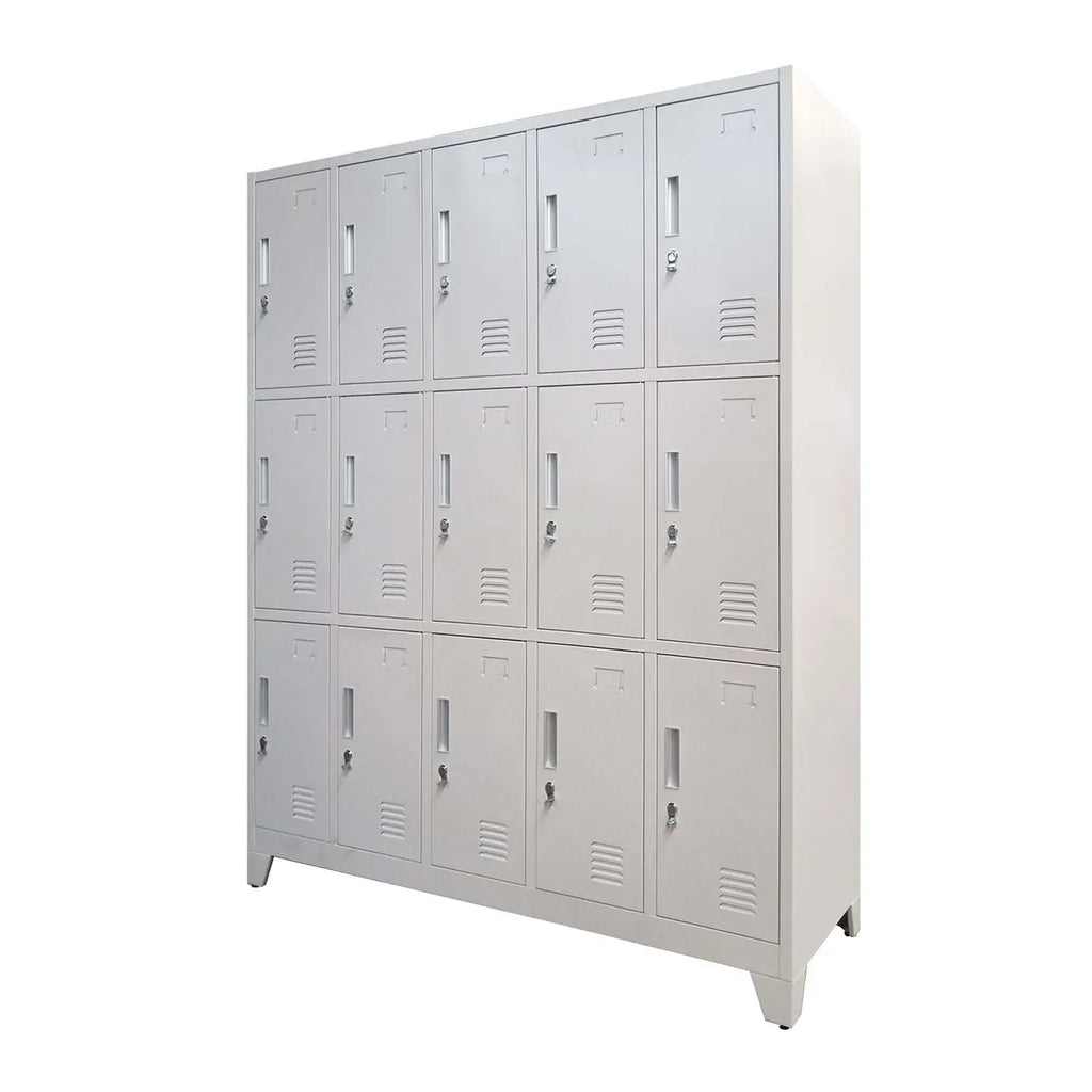 Locker 5 Cuerpos 15 Puertas con Porta Candado