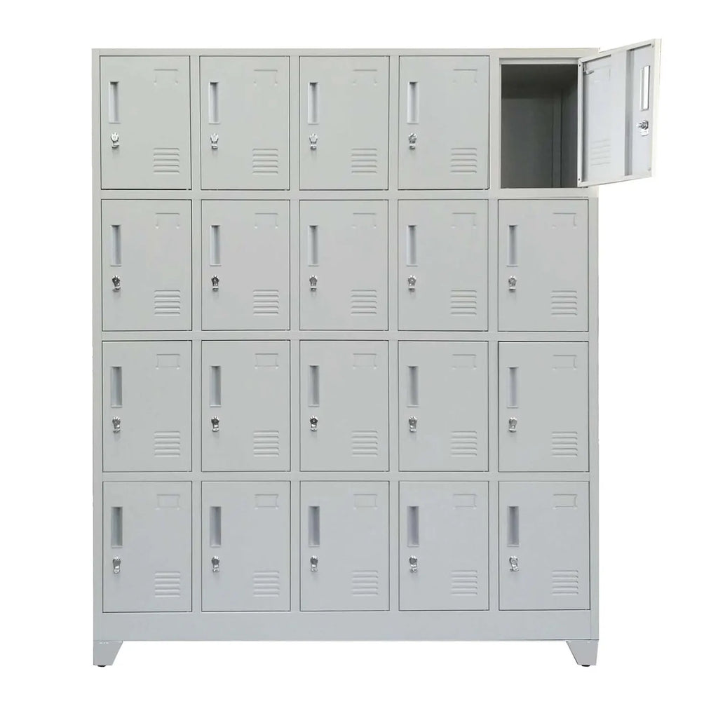 Locker 5 Cuerpos 20 Puertas con Porta Candado
