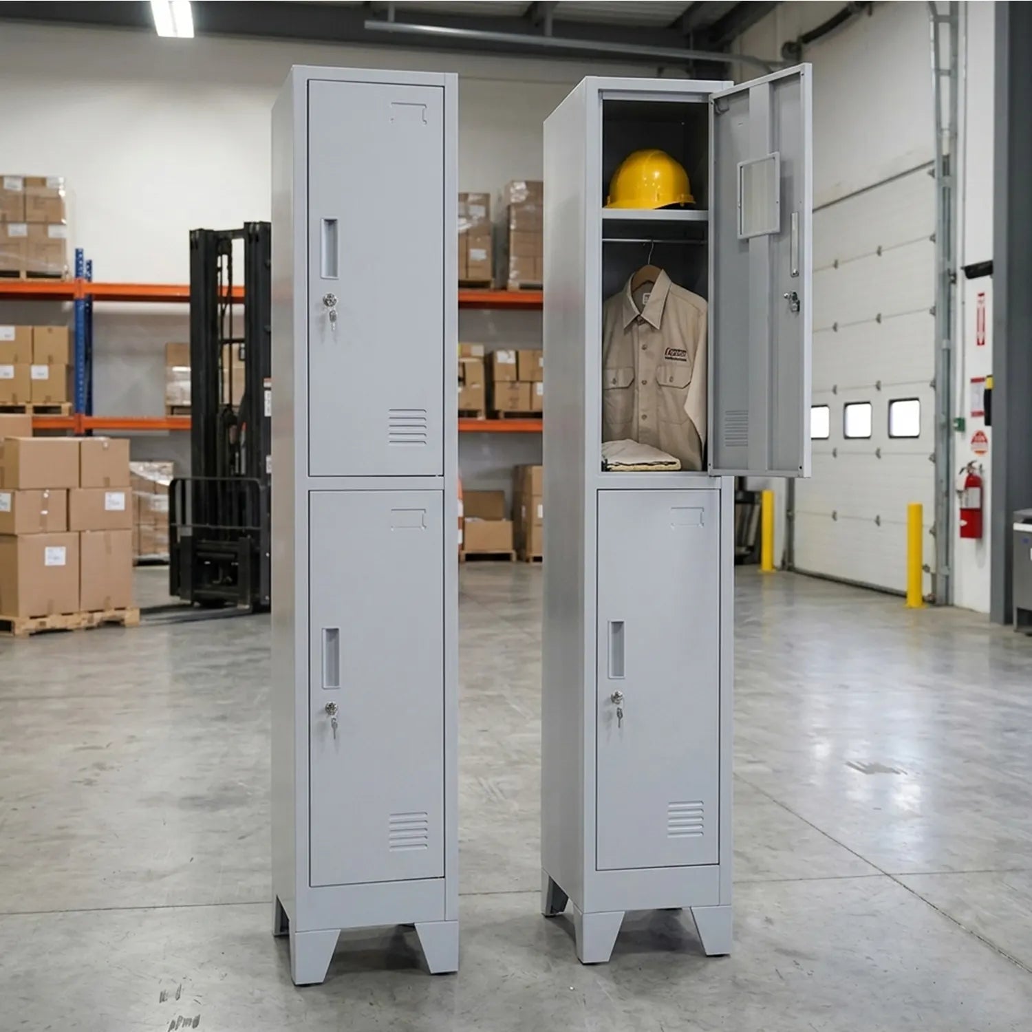 Locker 1 Cuerpo 2 Puertas con Porta Candado