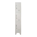 Locker 1 Cuerpo 3 Puertas con Porta Candado