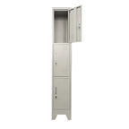 Locker 1 Cuerpo 3 Puertas con Porta Candado