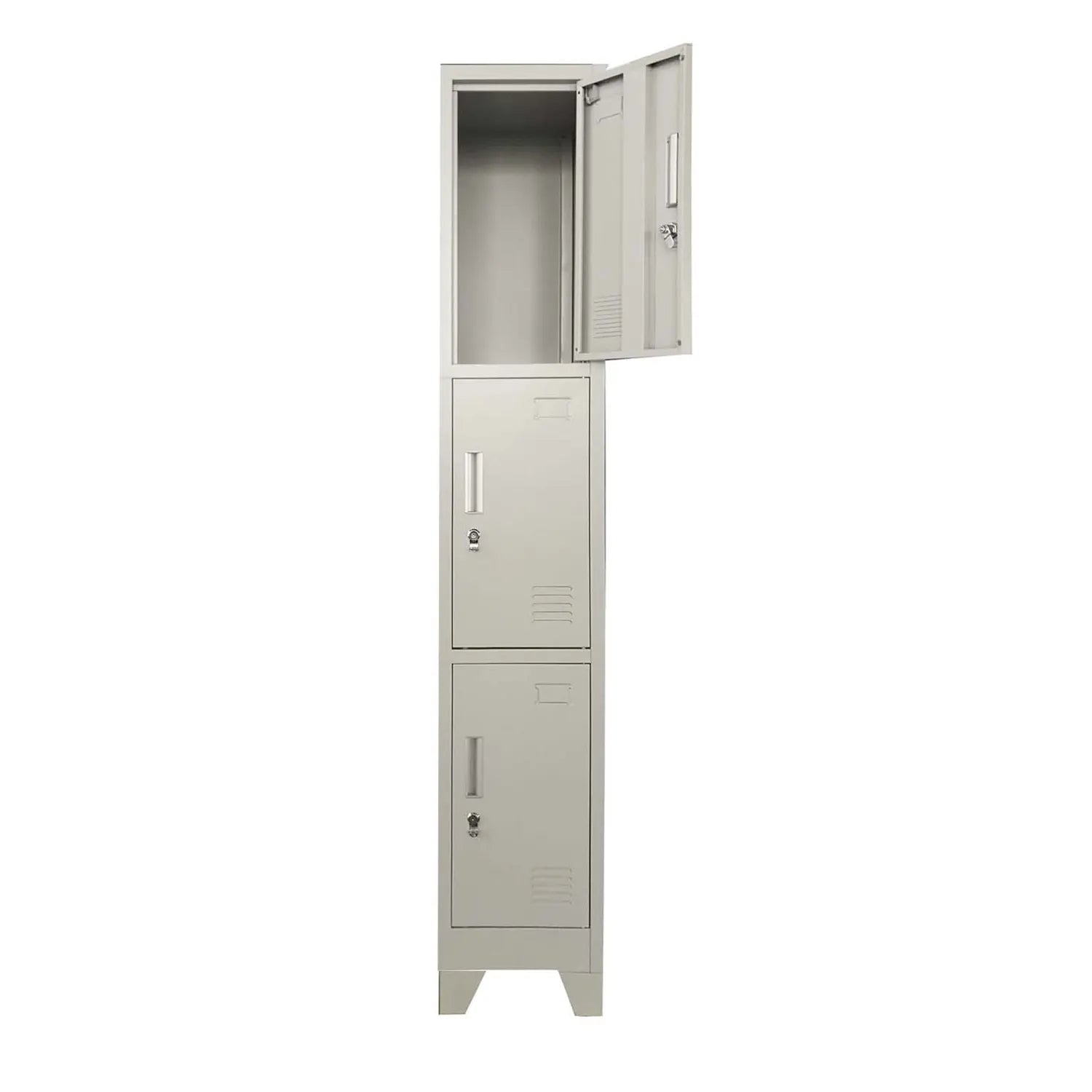 Locker 1 Cuerpo 3 Puertas con Porta Candado