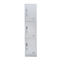 Locker 1 Cuerpo 3 Puertas con Llave