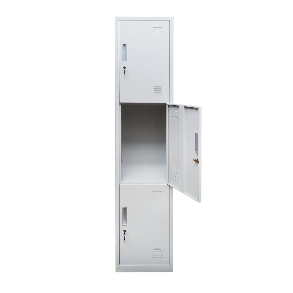 Locker 1 Cuerpo 3 Puertas con Llave