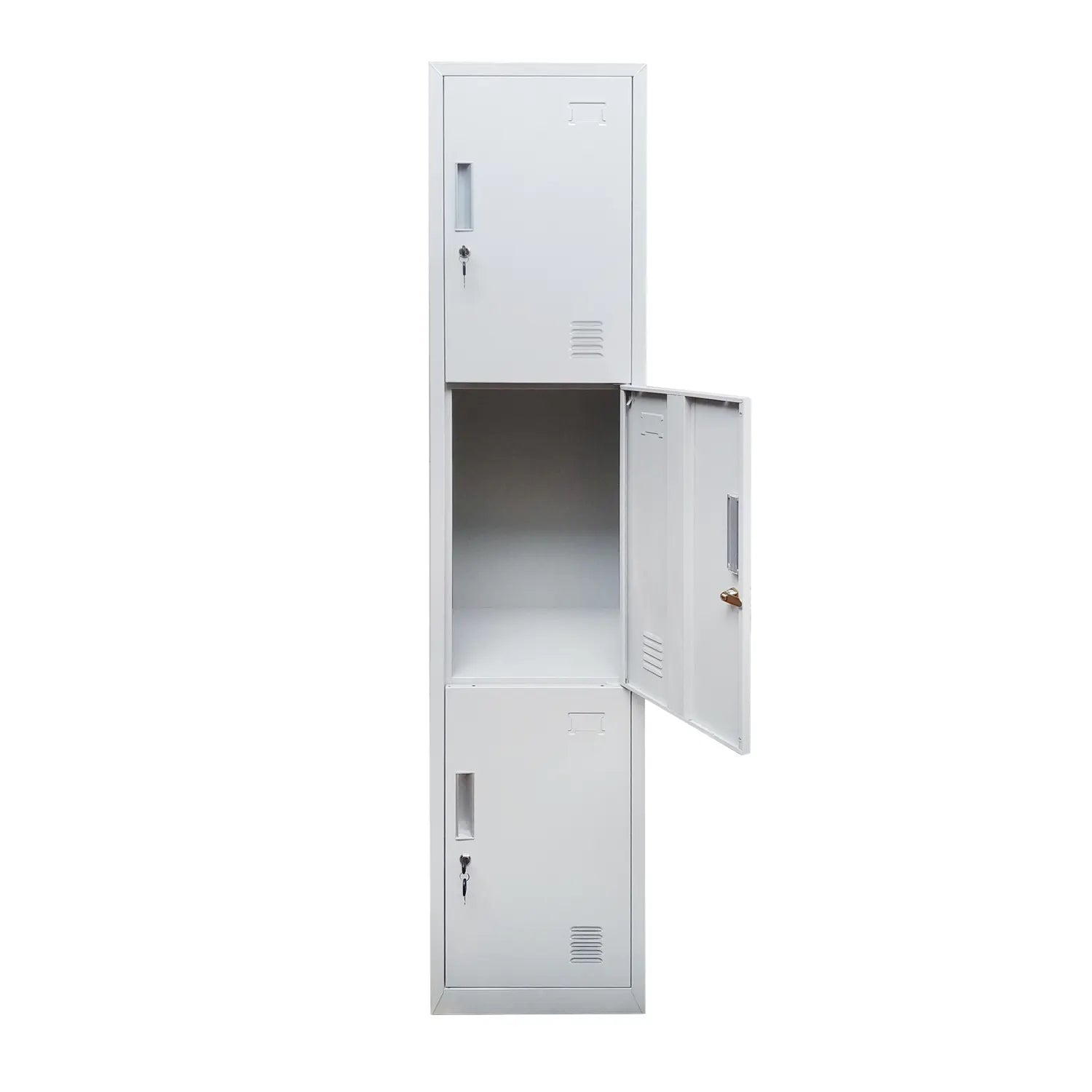 Locker 1 Cuerpo 3 Puertas con Llave