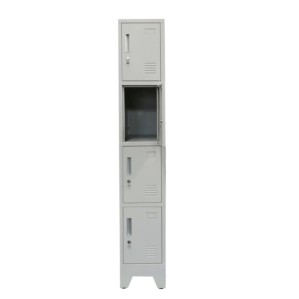 Locker 1 Cuerpo 4 Puertas con Porta Candado