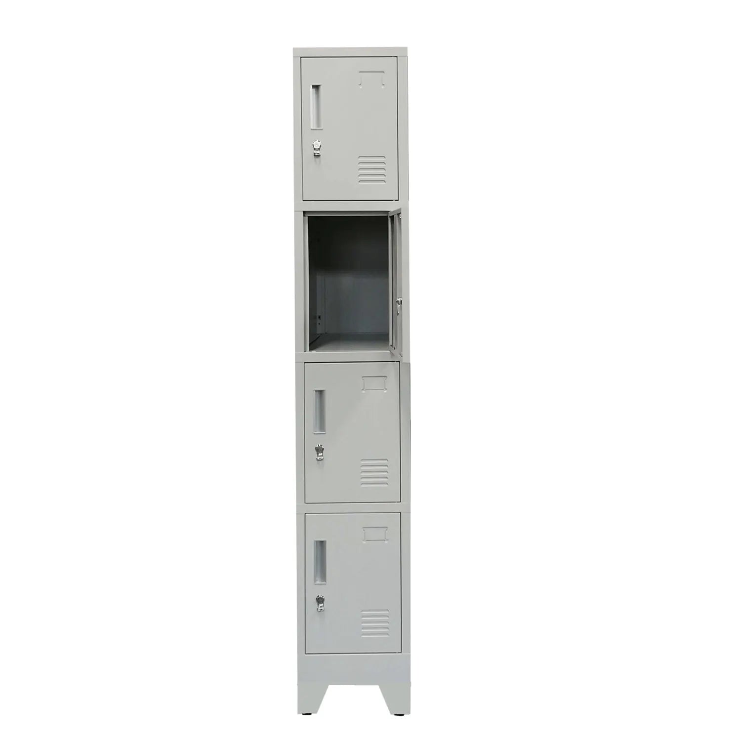 Locker 1 Cuerpo 4 Puertas con Porta Candado