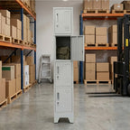 Locker 1 Cuerpo 4 Puertas con Porta Candado