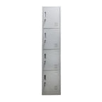 Locker 1 Cuerpo 4 Puertas con Llave