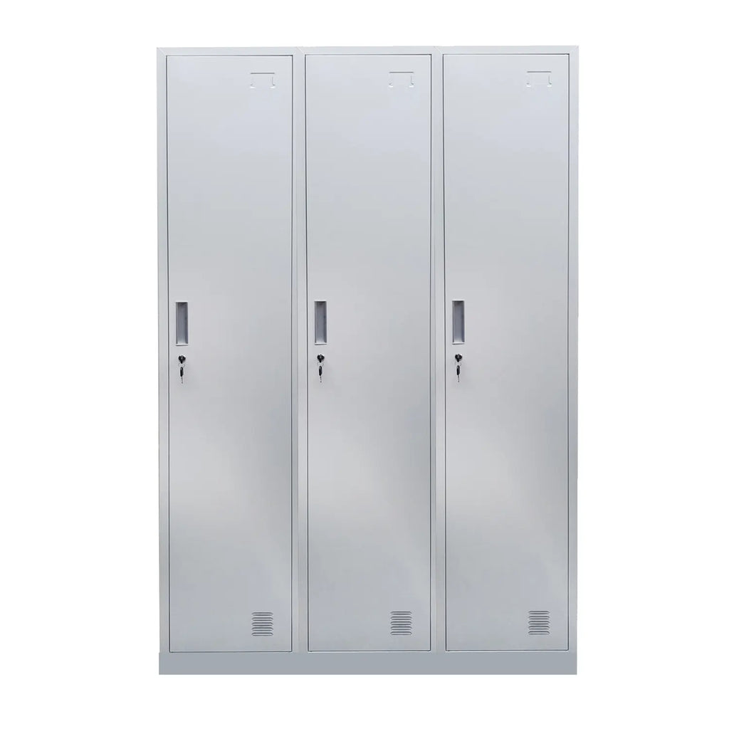 Locker 3 Cuerpos 3 Puertas con Llave