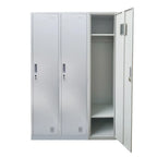 Locker 3 Cuerpos 3 Puertas con Llave