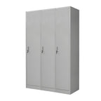 Locker 3 Cuerpos 3 Puertas con Llave