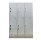 Locker 3 Cuerpos 6 Puertas con Llave