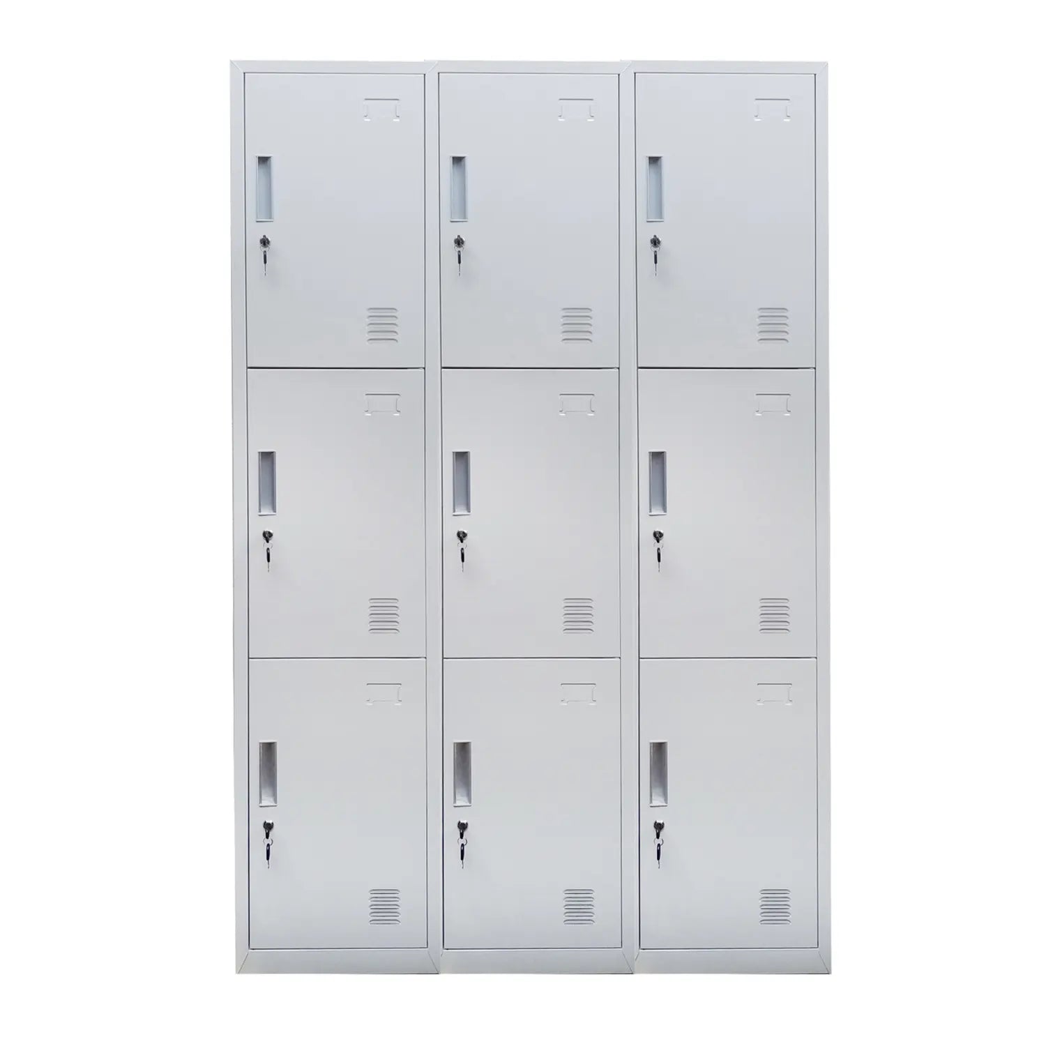Locker 3 Cuerpos 9 Puertas con Llave