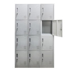 Locker 3 Cuerpos 12 Puertas con Llave