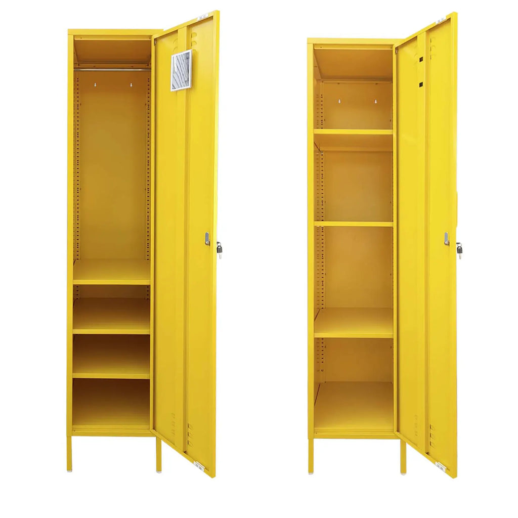 Locker Diseño Amarillo con Llave