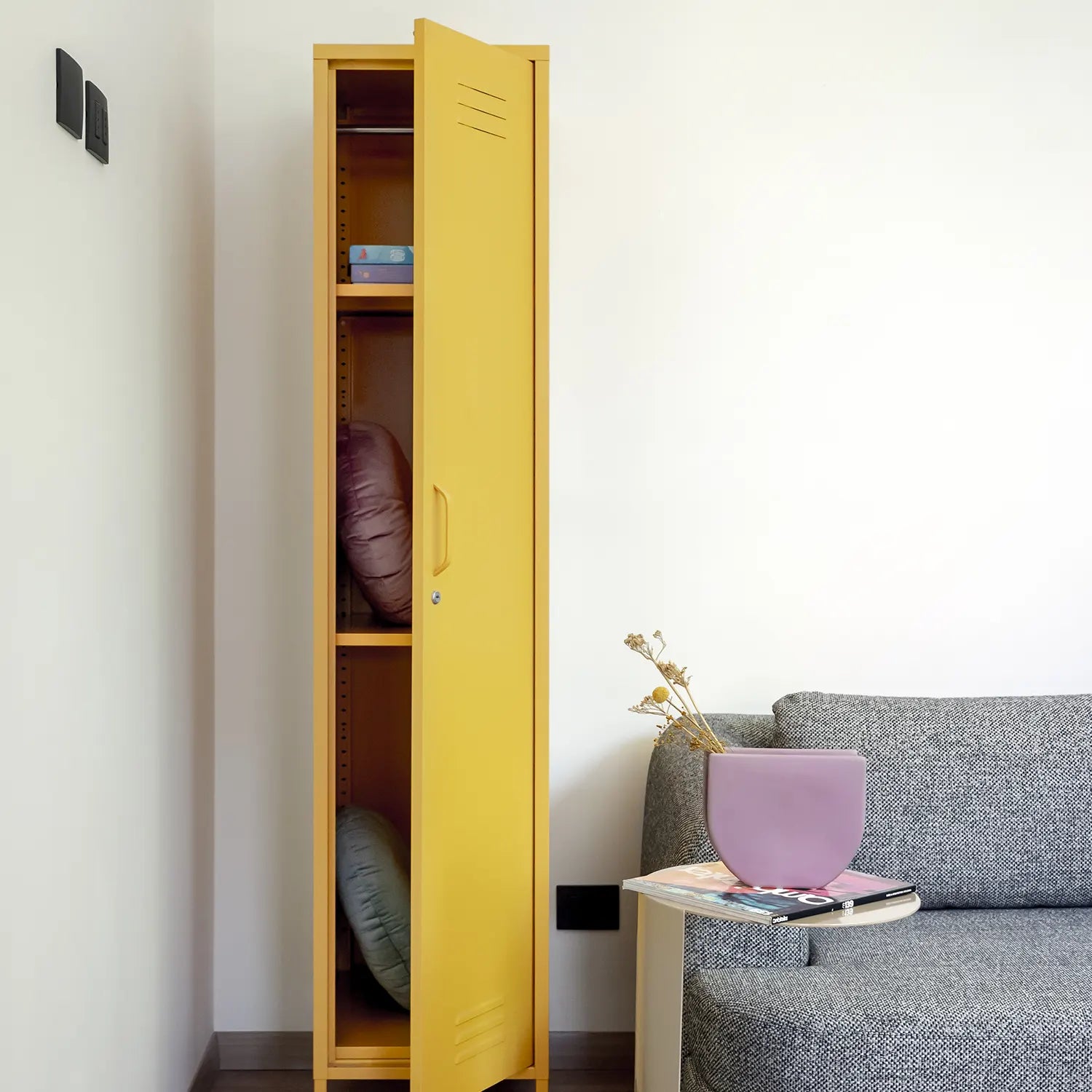 Locker Diseño Amarillo con Llave