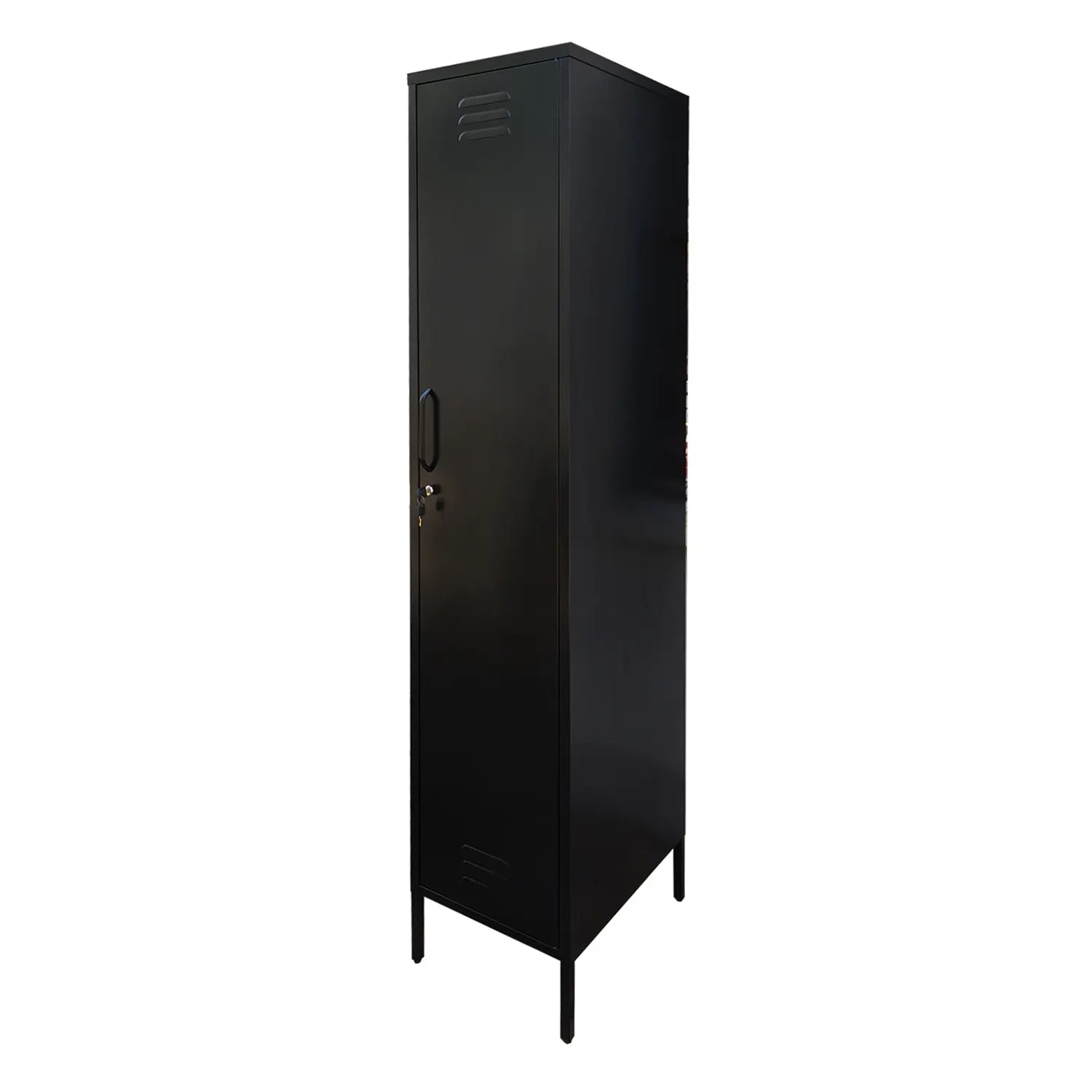 Locker Diseño Negro con Llave