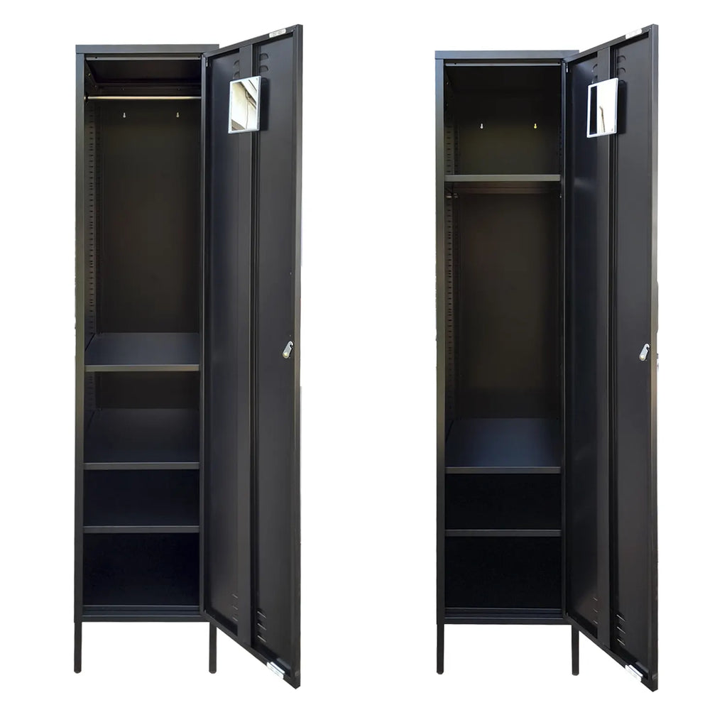 Locker Diseño Negro con Llave