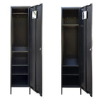 Locker Diseño Negro con Llave