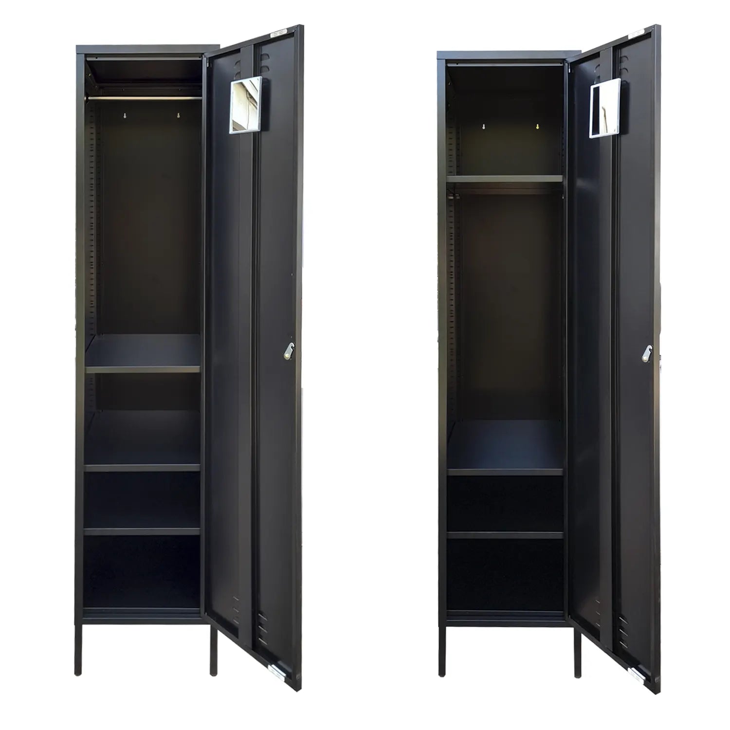 Locker Diseño Negro con Llave