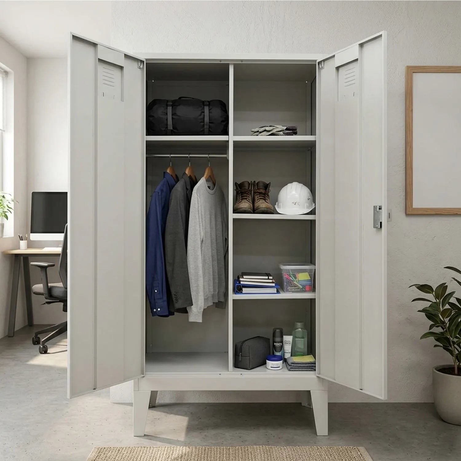 Locker Ropero con Porta Candado