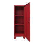 Locker Bajo con Llave Rojo